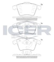 Set placute frână ICER LM1779 imaginea #2 — magazin online Desire.md
