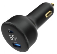 Автомобильная зарядка Gembird TA-UC-AC2PD65LCD-CAR-01 фото №5 — интернет-магазин Desire.md