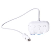 Автомобильная зарядка Hoco C1 Three in One White фото №7 — интернет-магазин Desire.md