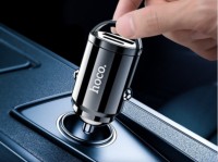 Автомобильная зарядка Hoco DZ7 Mini Gray фото №3 — интернет-магазин Desire.md