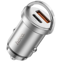 Încărcător auto Hoco NZ10 Handy Silver imaginea #5 — magazin online Desire.md