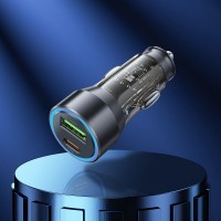 Автомобильная зарядка Hoco NZ12A Action Black фото №3 — интернет-магазин Desire.md