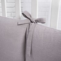Protectie laterala pentru patut Perina Soft Cotton Grey/Lilac (СК1/4-05.6) imaginea #4 — magazin online Desire.md