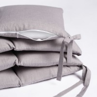 Protectie laterala pentru patut Perina Soft Cotton Grey/Lilac (СК1/4-05.6) imaginea #5 — magazin online Desire.md