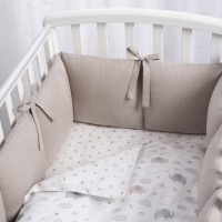 Protectie laterala pentru patut Perina Soft Cotton Sand (СК1/4-05.12) imaginea #4 — magazin online Desire.md