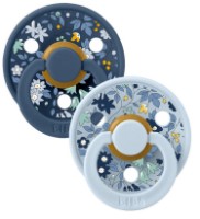 Suzeta BIBS Liberty Colour 2 Pack Chamomile Lawn Baby Blue Mix 6-18months (12012102)