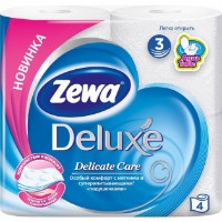 Hârtie igienica Zewa Deluxe Delicate Care 3 plies 4 rolls