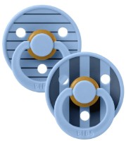 Suzeta BIBS Studio Colour 2 Pack 0+ months Pin Sky Blue Mix (11015101)