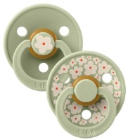 Suzeta BIBS Studio Colour 2 Pack 6+ months Jasmine/Sage Mix (12017104)