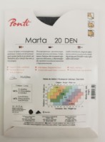 Colanți pentru dame Ponti Marta Black, s.5-XL 20 Den imaginea #2 — magazin online Desire.md