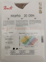 Colanți pentru dame Ponti Marta Natural, s.3-M 20 Den imaginea #2 — magazin online Desire.md