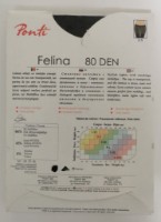 Colanți pentru dame Ponti Felina 02 Black, s.3-M 80 Den imaginea #2 — magazin online Desire.md
