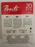 Сiorapi pentru dame Ponti Tina Black, s.23-25 20 Den 2pcs imaginea #2 — magazin online Desire.md