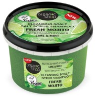 Скраб для кожи головы Organic Shop Cleansing Scalp Scrub-Shampoo Lime & Mint 250g фото №1 — интернет-магазин Desire.md