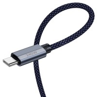 USB Кабель Hoco U134 Primero 240W Type-C to Type-C 1.8m Gray фото №2 — интернет-магазин Desire.md