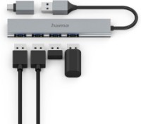Multiplicator Hama USB Hub 4 Ports (200141) imaginea #4 — magazin online Desire.md