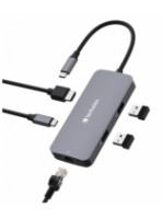 Разветвитель Verbatim 5-in-1 USB-C Pro CMH-05 (32150)