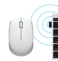 Компьютерная мышь Logitech M171 White фото №2 — интернет-магазин Desire.md