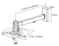 Suport proiector Sunne PRO05 Silver imaginea #2 — magazin online Desire.md