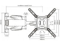 Suport TV Reflecta Plexo Outdoor 55-4040T imaginea #2 — magazin online Desire.md