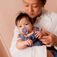 Suzeta BIBS Studio Colour Jasmine Field 0+ months Fossil Grey (10018303C) imaginea #3 — magazin online Desire.md