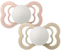 Suzeta BIBS Supreme Latex Glow 2 Pack 0+ months Blush/Vanilla (170357)