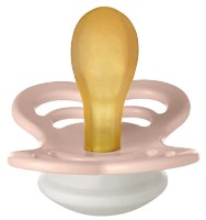 Suzeta BIBS Supreme Latex Glow 2 Pack 6+ months Blush/Vanilla (270357) imaginea #4 — magazin online Desire.md