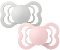 Suzeta BIBS Supreme Silicone 2 Pack - Haze/Blossom 6+ months (260352)