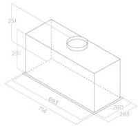 Вытяжка Elica Fold BL MAT/A/72 фото №4 — интернет-магазин Desire.md