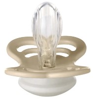 Suzeta BIBS Supreme Silicone Glow 2 Pack - Blush/Vanilla 6+ months (260357) imaginea #2 — magazin online Desire.md