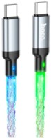 Cablu USB Hoco U112 Shine 60W Type-C to Type-C Gray