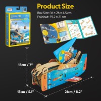 Puzzle 3D-constructor CubicFun Launcher Parachute (DS1120h) imaginea #5 — magazin online Desire.md