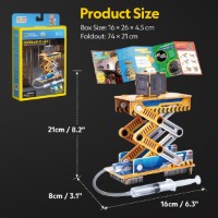 Puzzle 3D-constructor CubicFun Hydraulic Lift (DS1114h) imaginea #2 — magazin online Desire.md