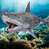 Puzzle 3D-constructor CubicFun Great White Shark (DS1098h) imaginea #3 — magazin online Desire.md