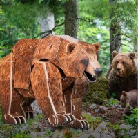 Puzzle 3D-constructor CubicFun Brown Bear (DS1096h) imaginea #2 — magazin online Desire.md