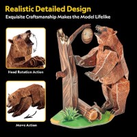 Puzzle 3D-constructor CubicFun Brown Bear (DS1096h) imaginea #3 — magazin online Desire.md