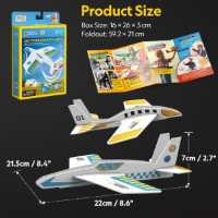 Puzzle 3D-constructor CubicFun 360° Flying Back Planes (DS1121h) imaginea #5 — magazin online Desire.md