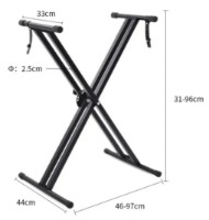 Stativ pentru instumente cu clape Hebikuo Q-2XC-2 imaginea #4 — magazin online Desire.md
