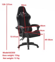 Scaun gaming Xenos Hermes Gray/Black imaginea #5 — magazin online Desire.md