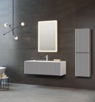 Шкаф с умывальником Orka Cube 120 Grey Matt (2886) фото №2 — интернет-магазин Desire.md