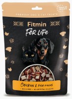 Snackuri pentru câini Fitmin For Life Chicken & Fish Pieces 70g