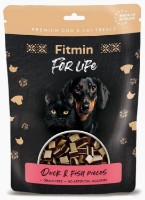 Snackuri pentru câini Fitmin For Life Duck & Fish Pieces 70g