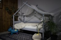 Детская кровать MobiCasa Fiona 90x200 Grey фото №3 — интернет-магазин Desire.md