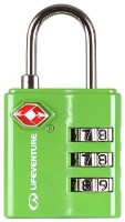 Lacată pentru valize Lifeventure TSA Combi Lock Green (72040)