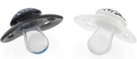 Suzeta U-grow 2pcs 6+ months Black/White (78092) imaginea #2 — magazin online Desire.md
