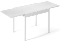 Masă pentru bucătărie MobiCasa Armstrong 90/180x70 Alb/Alb imaginea #2 — magazin online Desire.md