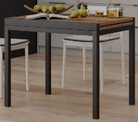 Masă pentru bucătărie MobiCasa Armstrong 90/180x70 Ewok/Grafit imaginea #4 — magazin online Desire.md