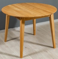 Обеденный стол MobiCasa Geneva 90/120x90 Natur Wax фото №1 — интернет-магазин Desire.md