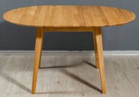 Обеденный стол MobiCasa Geneva 90/120x90 Natur Wax фото №2 — интернет-магазин Desire.md