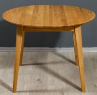 Обеденный стол MobiCasa Geneva 90/120x90 Natur Wax фото №3 — интернет-магазин Desire.md